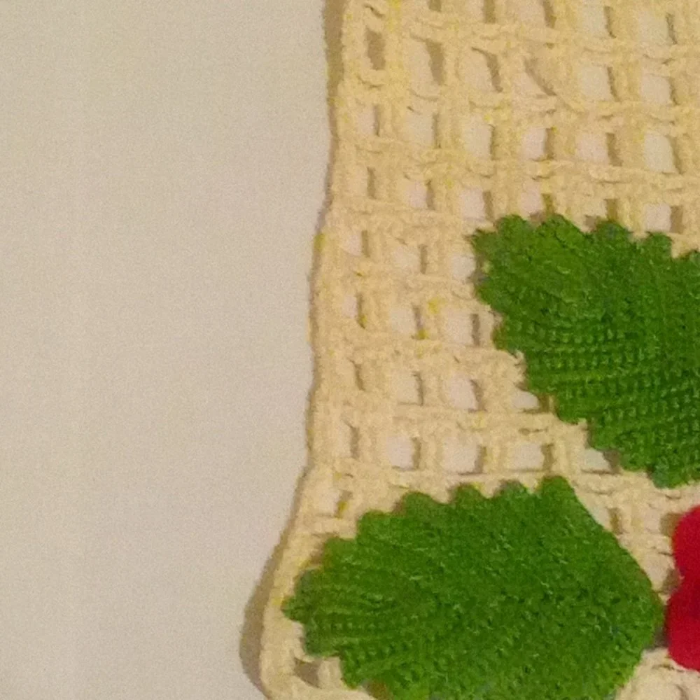 Vintage Hand Crafted Crocheted Doilies 3D Roses Set of 3
